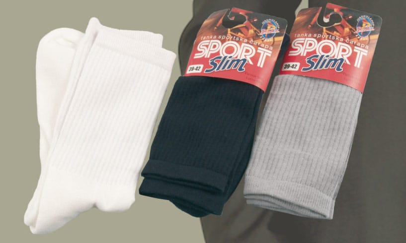 Tanka sportska čarapa sport slim